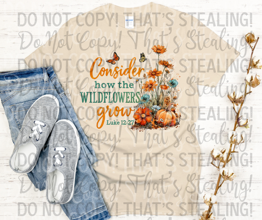 Consider The Wildflowers
