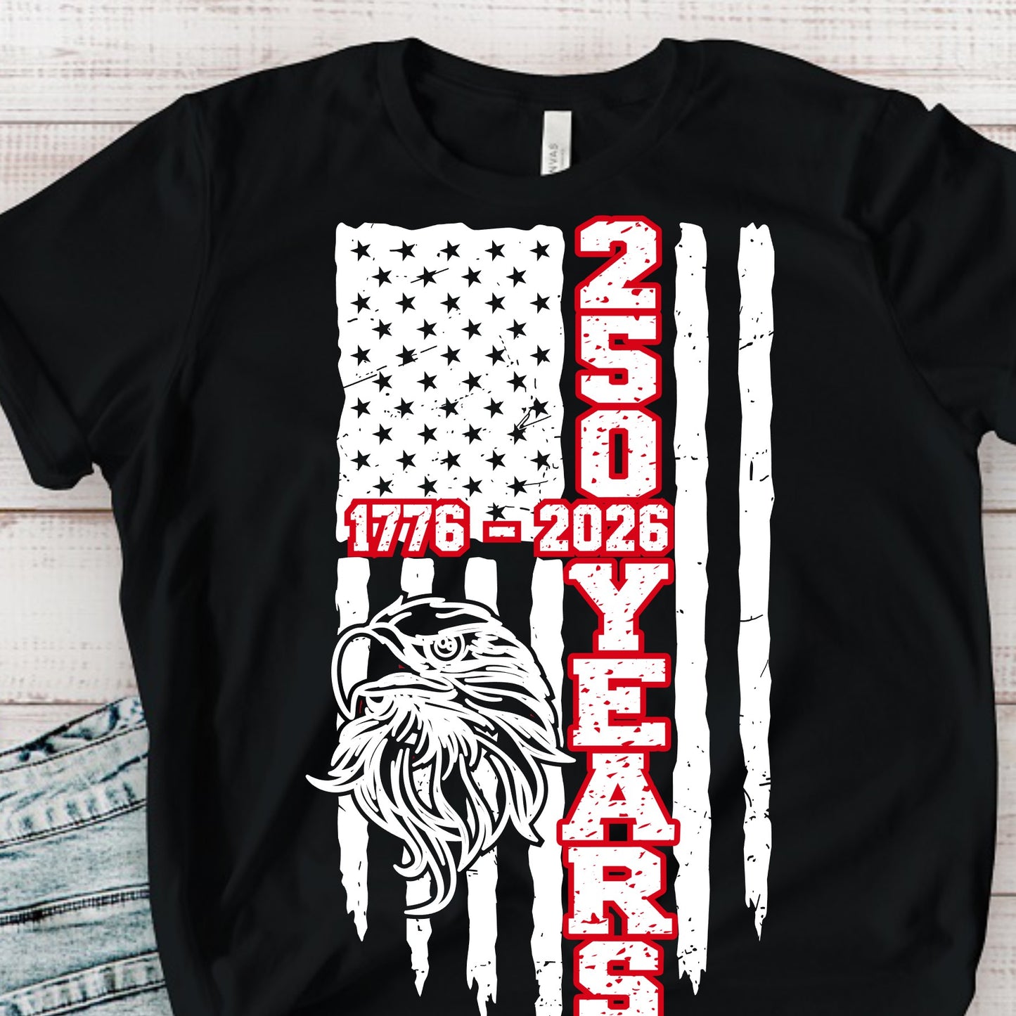 250 Years Red and White