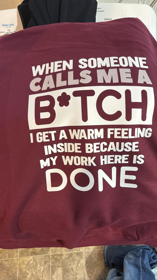 I Get A Warm Feeling